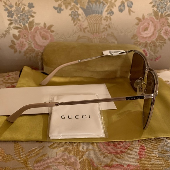 AUTHENTIC GUCCI MONOGRAM MENS SUNGLASSES NEW WITH TAGS - Picture 9 of 10